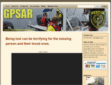 Tablet Screenshot of gpsar.org
